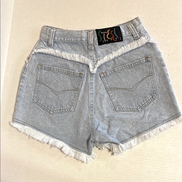 Vintage STEEL Jean Shorts- Size 9 - Picture 2 of 11